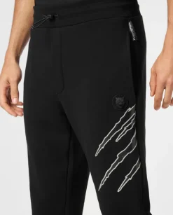 Czarne joggersy sportowe