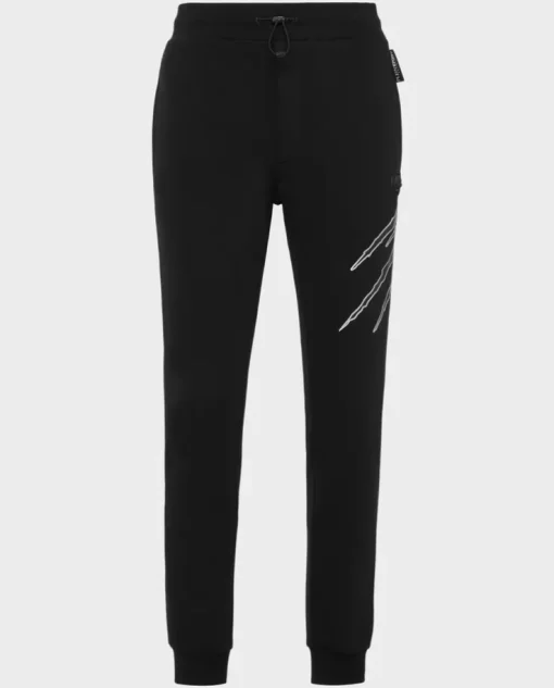 Czarne joggersy sportowe