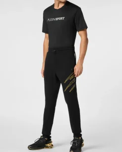 Czarne joggersy sportowe
