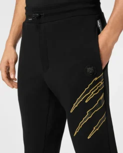 Czarne joggersy sportowe