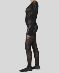 Czarne koronkowe body Rosa