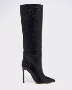 Czarne kozaki na obcasie Stiletto Boot