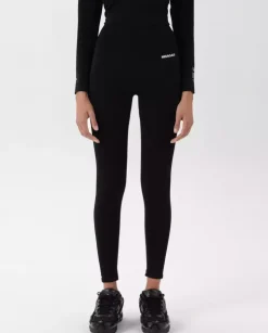 Czarne legginsy seamless