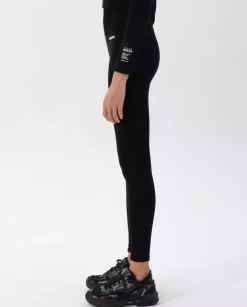 Czarne legginsy seamless