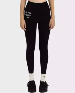Czarne legginsy seamless
