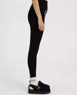 Czarne legginsy seamless