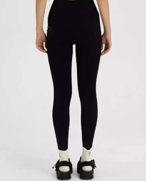 Czarne legginsy seamless