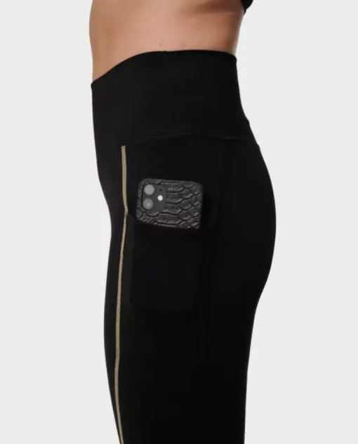Czarne legginsy Upbeat