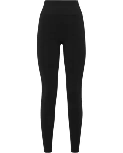 Czarne legginsy z logo