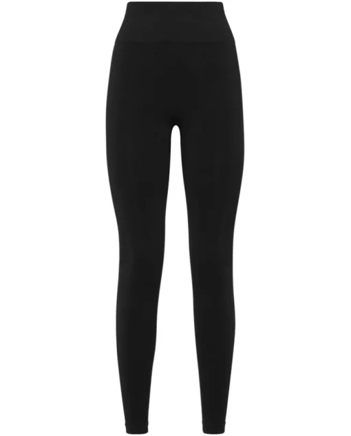 Czarne legginsy z logo