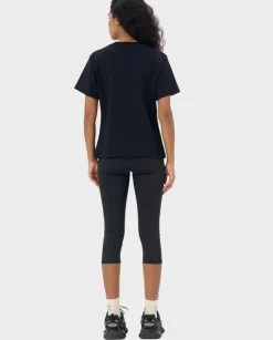 Czarne legginsy z logo Raven