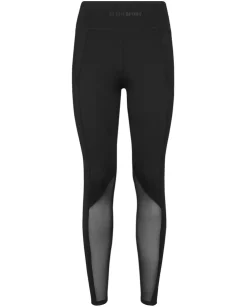 Czarne legginsy z siateczką