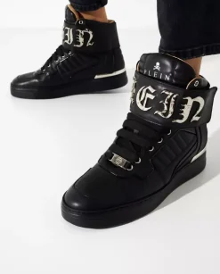 Czarne sneakersy Hi-Top Gothic