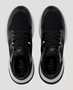 Czarne sneakersy Interaction