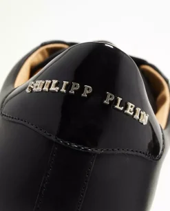 Czarne sneakersy Lo-Top z kryształami