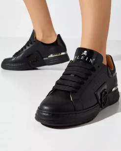 Czarne sneakersy Lo-Top z logo