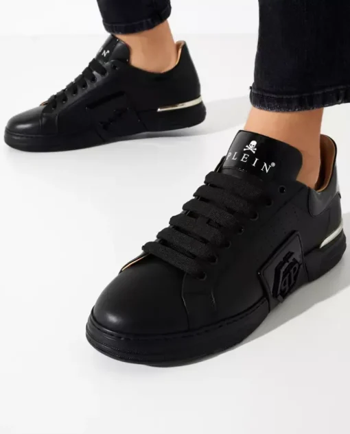 Czarne sneakersy Lo-Top z logo