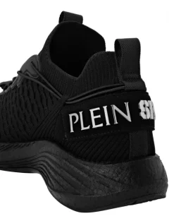 Czarne sneakersy sportowe z logo