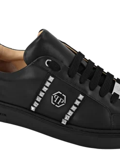Czarne sneakersy z ćwiekami