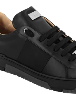 Czarne sneakersy ze skóry