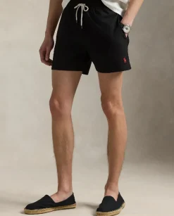 Czarne spodenki kąpielowe Stretch Slim Fit