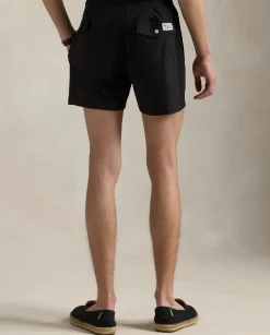 Czarne spodenki kąpielowe Stretch Slim Fit