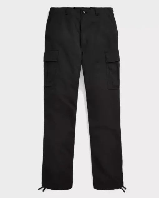 Czarne spodnie cargo Relaxed Fit