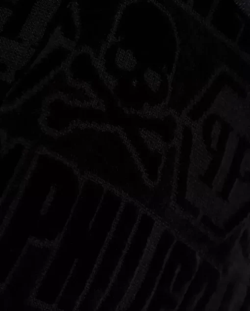 Czarne spodnie dresowe w monogram