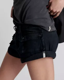 Czarne szorty Bandits Low Waist