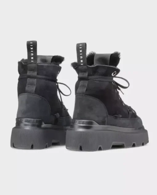 Czarne zamszowe buty Matilda