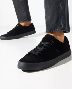 Czarne zamszowe sneakersy Longwood