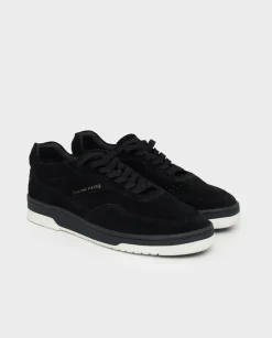 Czarne zamszowe sneakersy Ace