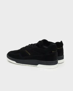 Czarne zamszowe sneakersy Ace
