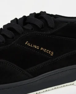 Czarne zamszowe sneakersy Ace