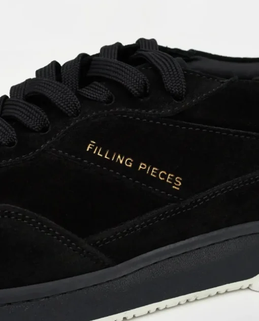 Czarne zamszowe sneakersy Ace
