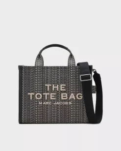 Czarno-biała torba The Tote Medium
