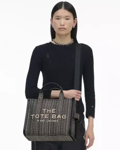Czarno-biała torba The Tote Medium