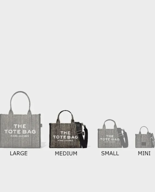 Czarno-biała torba The Tote Medium