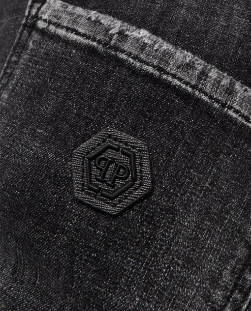 Czarno-szare jeansy Super Straight