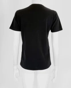 Czarny bawełniany t-shirt