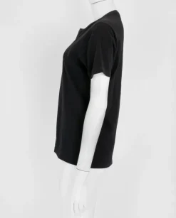 Czarny bawełniany t-shirt