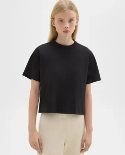 Czarny bawełniany t-shirt