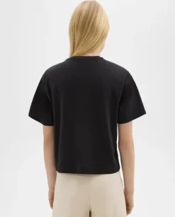 Czarny bawełniany t-shirt
