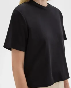 Czarny bawełniany t-shirt