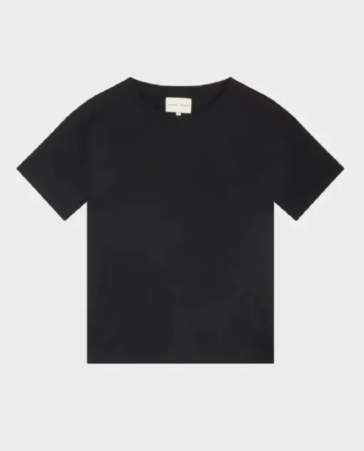 Czarny bawełniany t-shirt