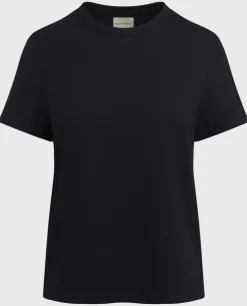 Czarny bawełniany t-shirt Essenza