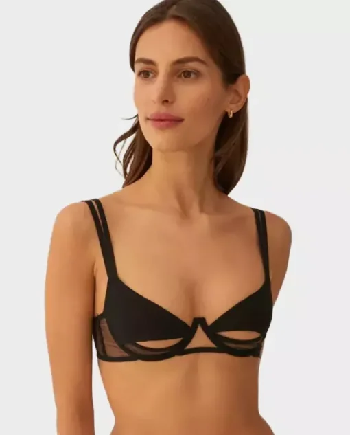 Czarny biustonosz Fantasie