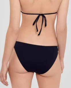 Czarny dół od bikini z logo