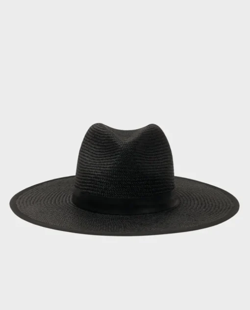 Czarny kapelusz Panama Fedora