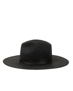 Czarny kapelusz Panama Fedora